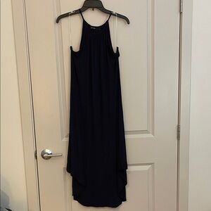 Chic Navy High Low Dress